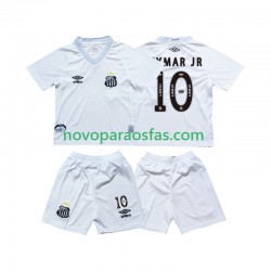 Camisolas Santos FC Neymar JR 10 Criança Casa 2025-2026 Manga Curta