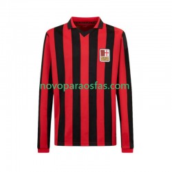 Camisolas AC Milan 125th Anniversary Homem Casa 2024-2025 Manga Comprida