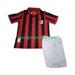 Camisolas AC Milan 125th Anniversary Criança Casa 2024-2025 Manga Curta