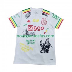 Camisolas AFC Ajax Bob Marley Special Homem Casa 2025 Manga Curta