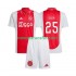 Camisolas AFC Ajax Wout Weghorst 25 Criança Casa 2024-2025 Manga Curta