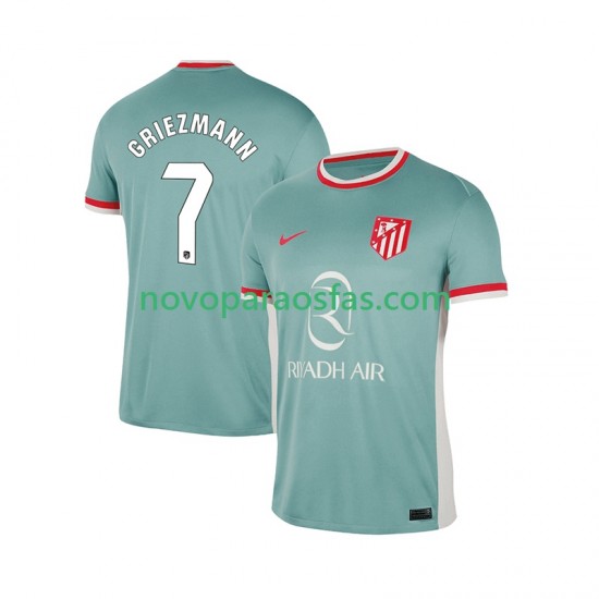 Camisolas Atlético Madrid Antoine Griezmann 7 Homem Visitante 2024-2025 Manga Curta