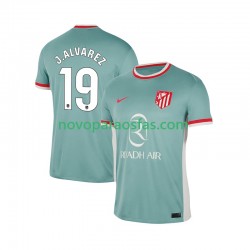 Camisolas Atlético Madrid Julian Alvarez 19 Homem Visitante 2024-2025 Manga Curta