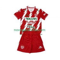 Camisolas Club Necaxa Criança Casa 2024-2025 Manga Curta
