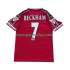 Camisolas Manchester United Beckham 7 Retro Homem Casa 1998 1999 Manga Curta