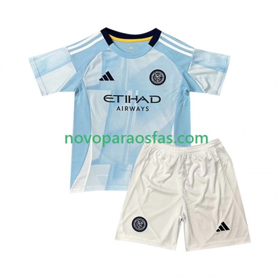 Camisolas New York City FC Criança Casa 2025 Manga Curta