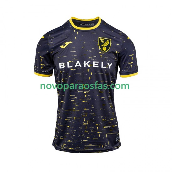Camisolas Norwich City Homem Visitante 2024-2025 Manga Curta