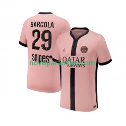 Camisolas Paris Saint-Germain Bradley Barcola 29 Homem Alternativo 2024-2025 Manga Curta