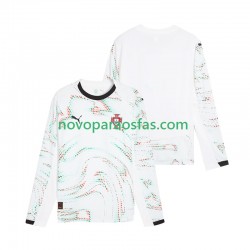 Camisolas Portugal Homem Visitante 2025 Manga Comprida