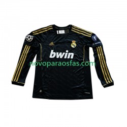 Camisolas Real Madrid Cristiano Ronaldo 7 -2012 Homem Visitante 2011 Manga Comprida