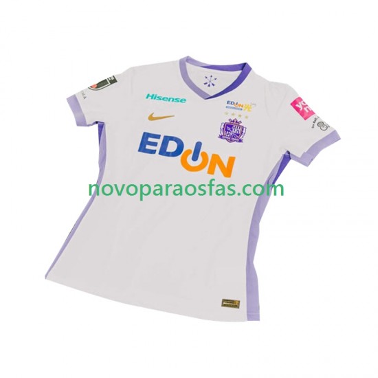 Camisolas Sanfrecce Hiroshima Homem Visitante 2025 Manga Curta