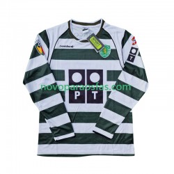 Camisolas Sporting CP 2001 2003 Retro Homem Casa Manga Comprida