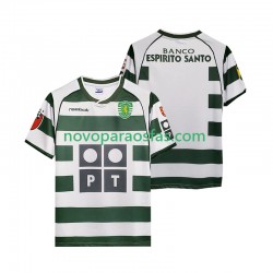 Camisolas Sporting CP 2001 2003 Retro Homem Casa Manga Curta