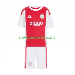 Camisolas AFC Ajax Criança Casa 2026-2027 Manga Curta