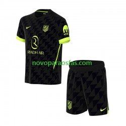 Camisolas Atlético Madrid Criança Visitante 2026-2027 Manga Curta