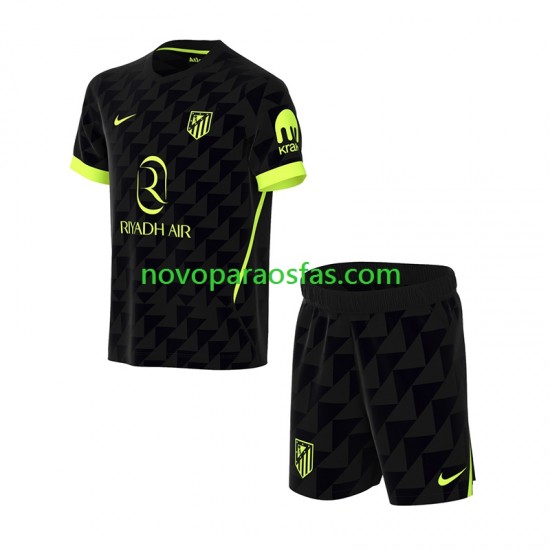 Camisolas Atlético Madrid Criança Visitante 2026-2027 Manga Curta