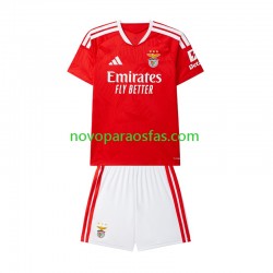 Camisolas Benfica Criança Casa 2026-2027 Manga Curta