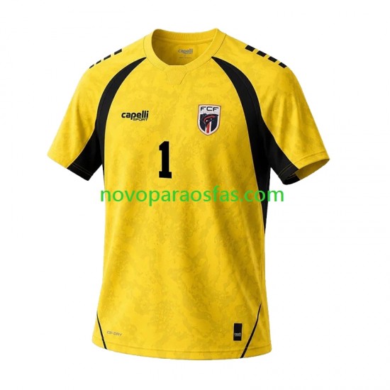 Camisolas Cape Verde Vozinha 1 Guarda-redes Homem Casa 2026 Manga Curta