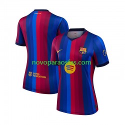 Camisolas FC Barcelona Mulher Casa 2026-2027 Manga Curta