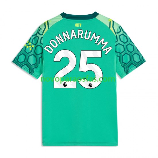 Camisolas Manchester City Gianluigi Donnarumma 25 Guarda-redes Homem Casa 2026-2027 Manga Curta