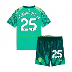 Camisolas Manchester City Gianluigi Donnarumma Guarda-redes Criança Casa 2026-2027 Manga Curta