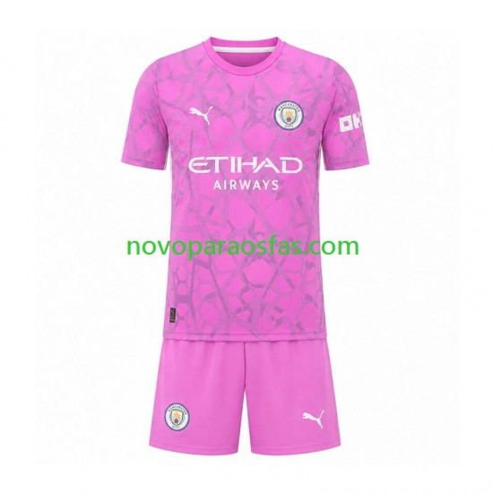 Camisolas Manchester City Guarda-redes Criança Visitante 2026-2027 Manga Curta