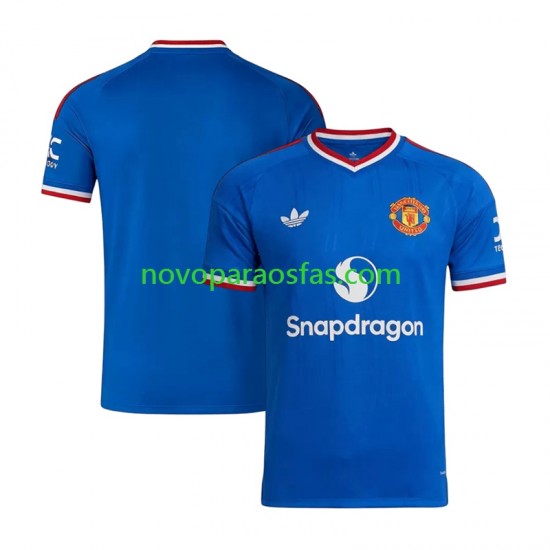 Camisolas Manchester United Homem Visitante 2026-2027 Manga Curta