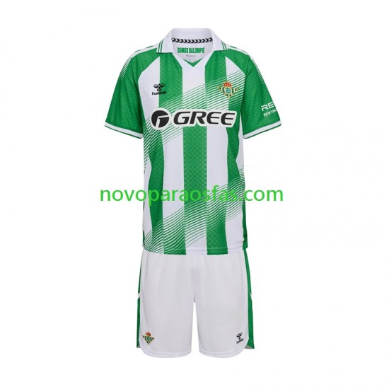 Camisolas Real Betis Criança Casa 2026-2027 Manga Curta
