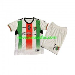 Camisolas Club Deportivo Palestino Criança Casa 2024-2025 Manga Curta