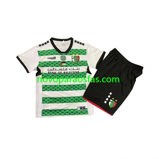 Camisolas Club Deportivo Palestino Criança Alternativo 2024-2025 Manga Curta