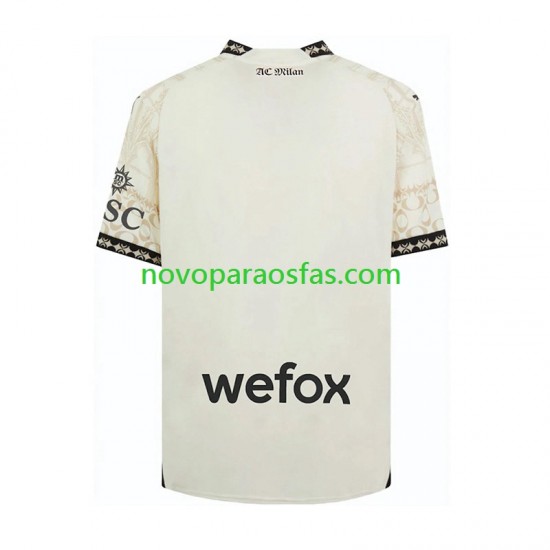 Camisolas AC Milan Homem Quarto 2023-2024 Manga Curta