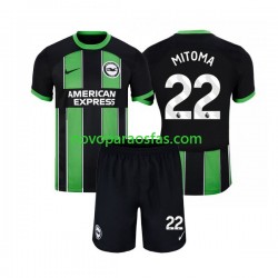 Camisolas Brighton & Hove Albion Mitoma 22 Criança Visitante 2023-2024 Manga Curta