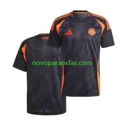 Camisolas Colômbia Copa America Homem Visitante 2024 Manga Curta