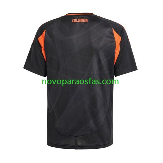 Camisolas Colômbia Copa America Homem Visitante 2024 Manga Curta