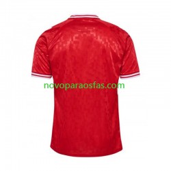 Camisolas Dinamarca Homem Casa Euro 2024 Manga Curta