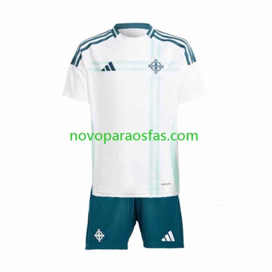 Camisolas AAAAAA do Norte Criança Visitante 2024 Manga Curta