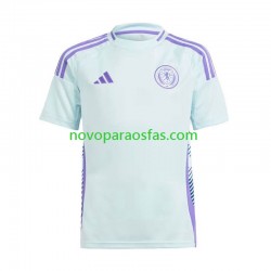 Camisolas Escócia Homem Visitante Euro 2024 Manga Curta