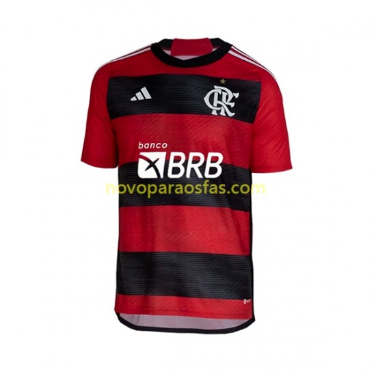 Camisolas CR Flamengo Homem Casa 2023-2024 Manga Curta