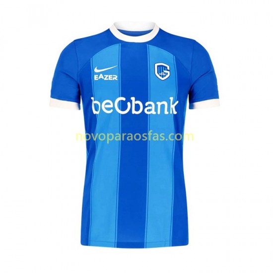 Camisolas KRC Genk Homem Casa 2023-2024 Manga Curta