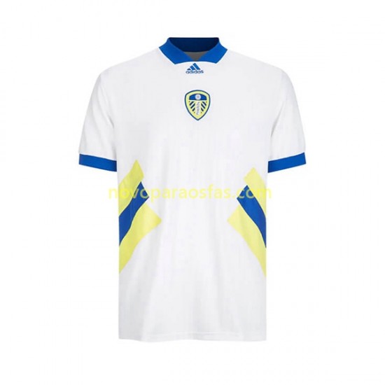 Camisolas Leeds United Icon Retro Homem Casa 2022-2023 Manga Curta