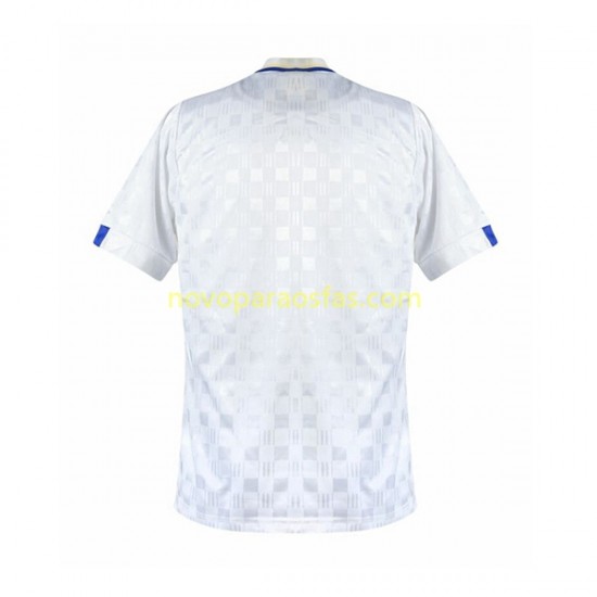 Camisolas Leeds United Retro Homem Casa 1989-1990 Manga Curta