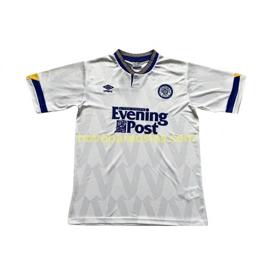 Camisolas Leeds United Retro Homem Casa 1991-1992 Manga Curta