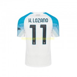 Camisolas Napoli Face Game Lozano 11 Homem Casa 2022-2023 Manga Curta