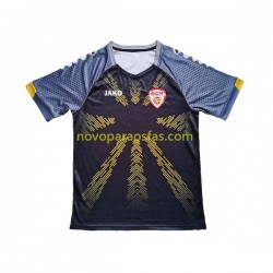 Camisolas Macedônia do Norte Homem Alternativo 2023 Manga Curta