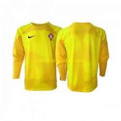 Camisolas Portugal Guarda-redes Homem Casa Copa do Mundo 2022 Manga Comprida