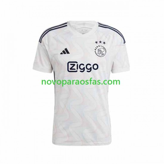Camisolas AFC Ajax Homem Visitante 2023-2024 Manga Curta