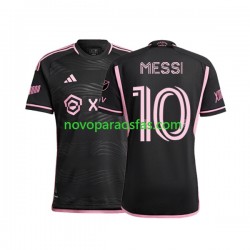 Camisolas Inter Miami Lionel Messi 10 Homem Visitante 2023 Manga Curta
