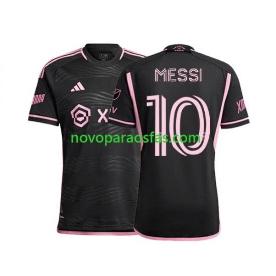 Camisolas Inter Miami Lionel Messi 10 Homem Visitante 2023 Manga Curta