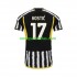 Camisolas Juventus Filip Kostic 17 Homem Casa 2023-2024 Manga Curta