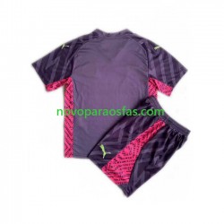 Camisolas Manchester City Guarda-redes Criança Visitante 2023-2024 Manga Curta